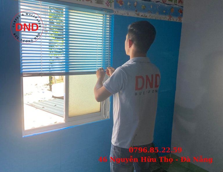 HOÀN THIỆN 5 BỘ RÈM SÁO NHÔM CHO NHÀ KHÁCH TẠI 22 ÂU CƠ, LIÊN CHIỂU